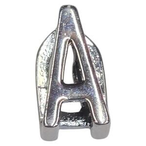Keep Collective Letter A Silver Tone Slide Key Charm For Bracelet Necklace Watch